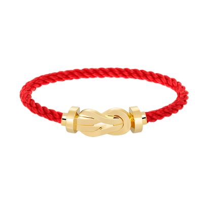 [LORA]CHANCE LARGE 8 FIGURE BUCKLE NO DIAMOND BRACELET GOLD