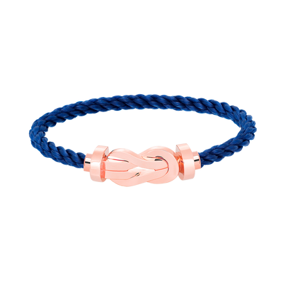 [LORA]CHANCE LARGE 8 FIGURE BUCKLE NO DIAMOND BRACELET ROSE GOLD