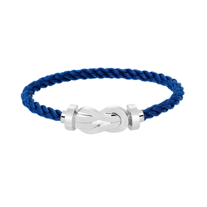 [LORA]CHANCE LARGE 8 FIGURE BUCKLE NO DIAMOND BRACELET SILVER
