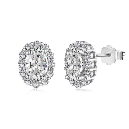 [LORA]Delicate Unique Oval Cut Daily Earrings