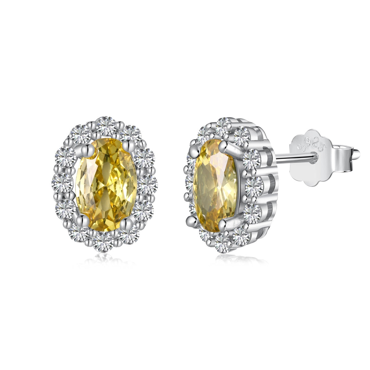 [LORA]Delicate Unique Oval Cut Daily Earrings