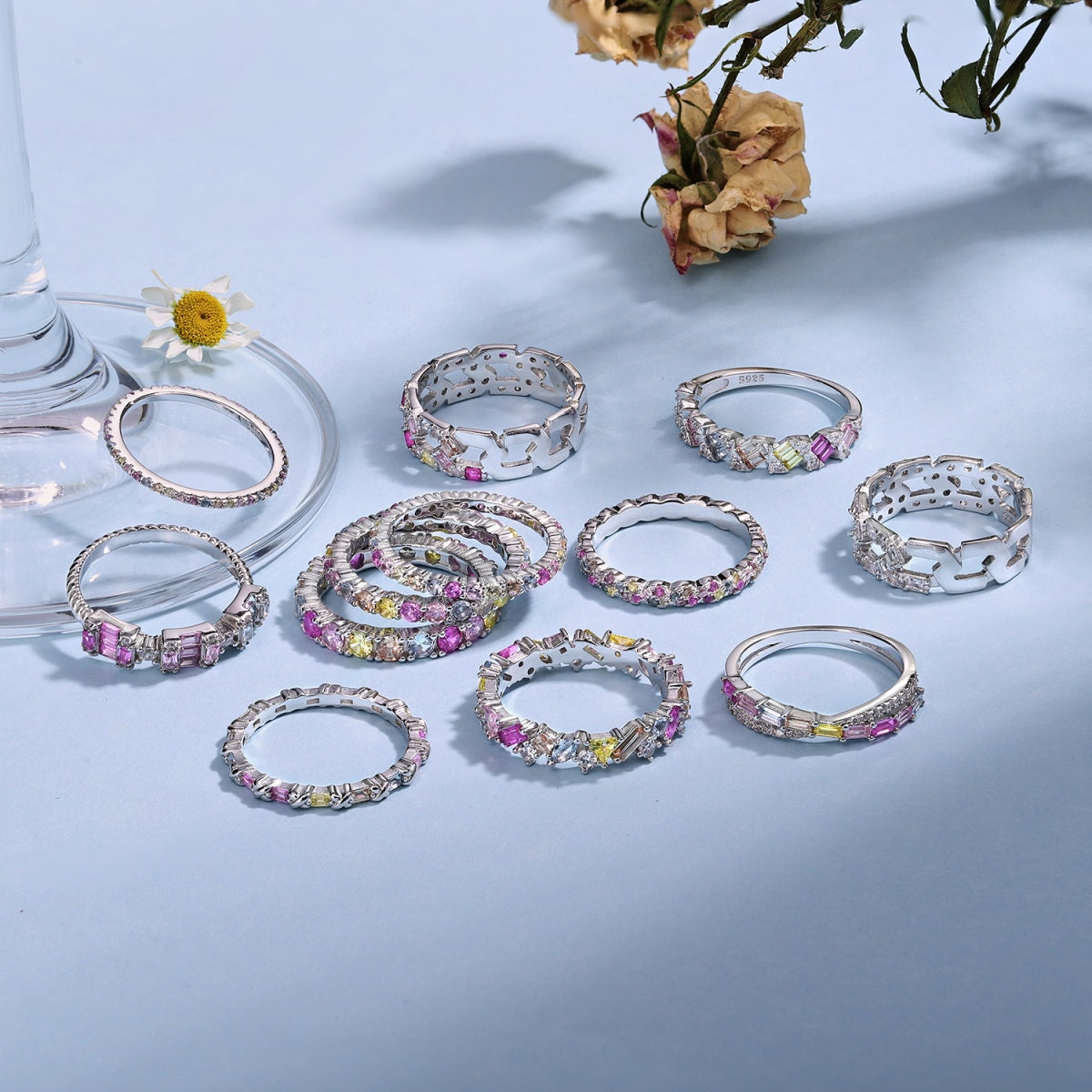 [LORA]Dazzling Resplendent Round Cut Party Ring