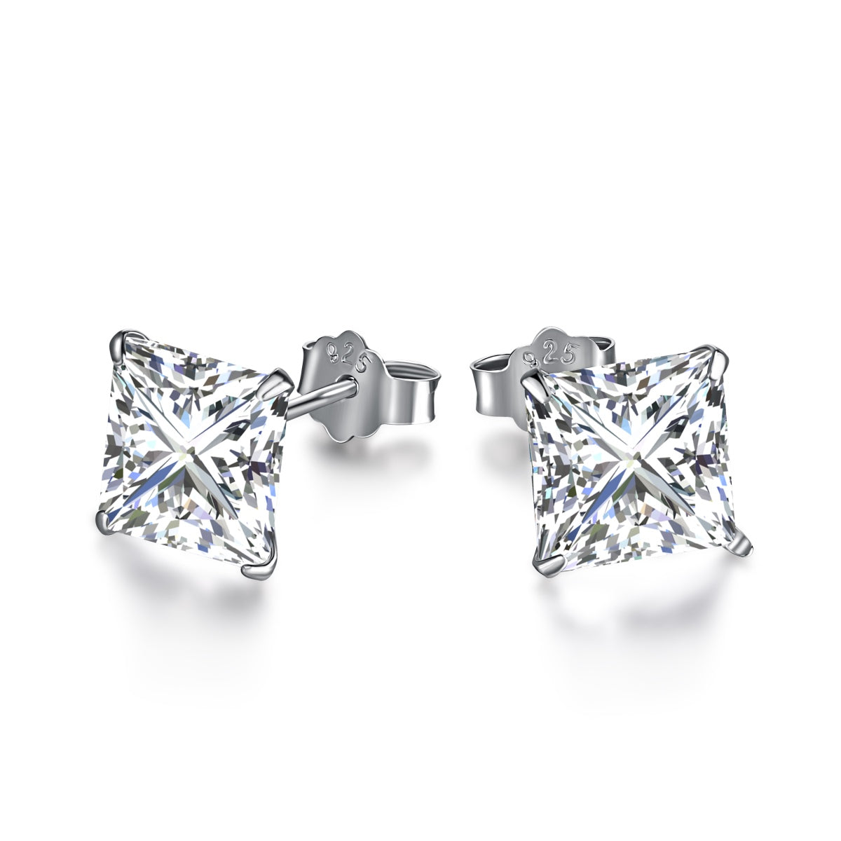 [LORA]Ornate Square Shape Earrings