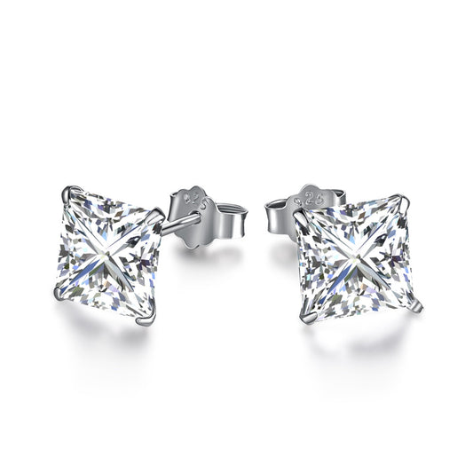 [LORA]Ornate Square Shape Earrings
