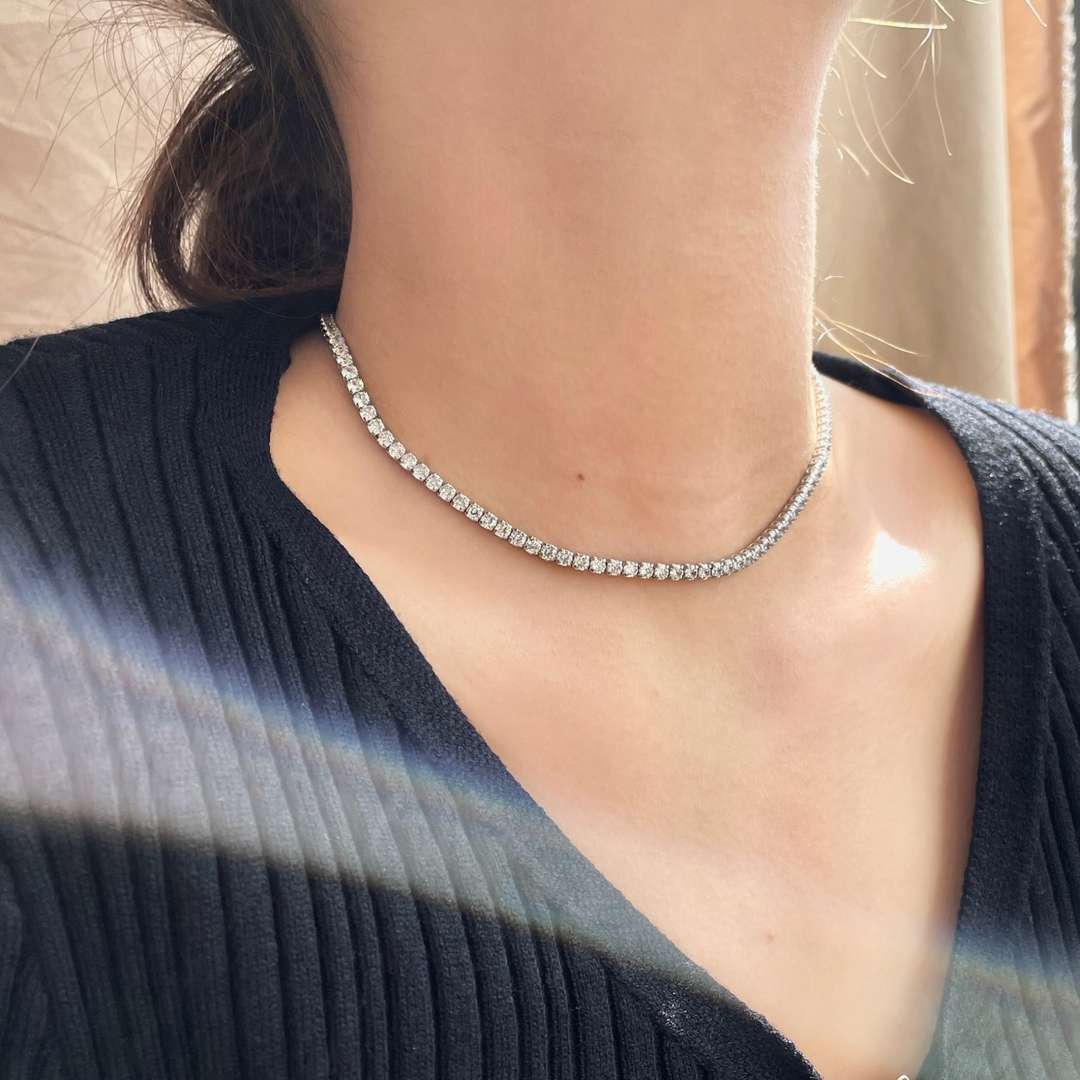 [LORA]Elegant Tennis Chain Necklace