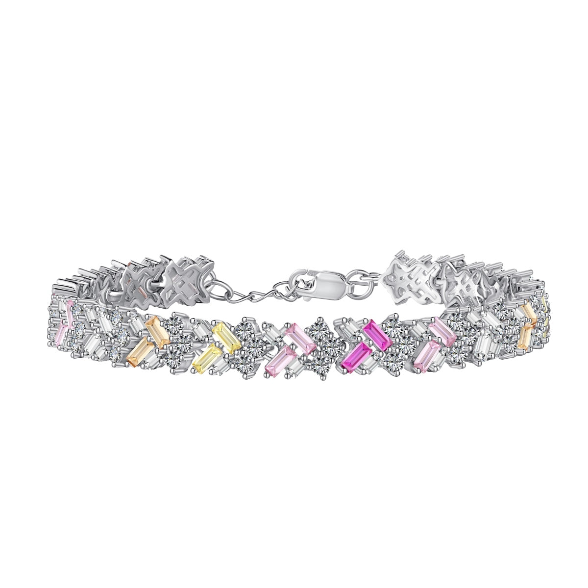 [LORA]Dazzling Unique Multi Shape Daily Bracelet