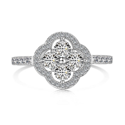 [LORA]Four Leaf Clover Flower Design Ring