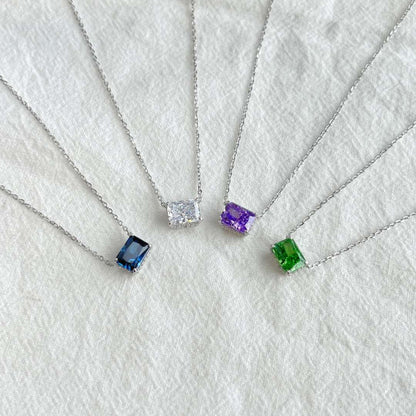 [LORA]Luxurious Square Shape Colorful Necalack