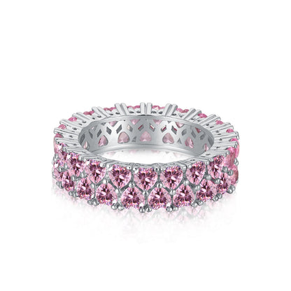 [LORA]Sparkling Full Heart Ring