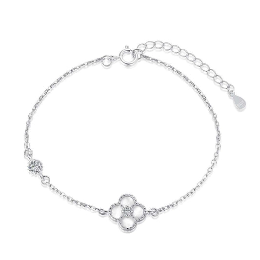 [LORA]Delicate Four Leaf Clover Bracelet