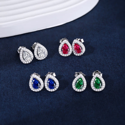 [LORA]Luxurious Water Drop Shape Earrings