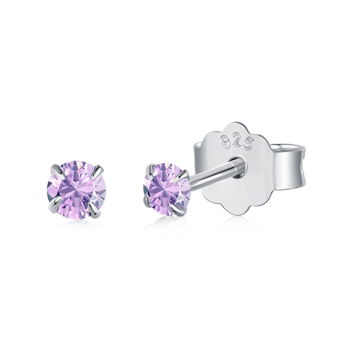 [LORA]Delicate Solitaire Earrings