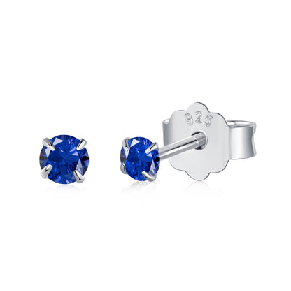 [LORA]Delicate Solitaire Earrings