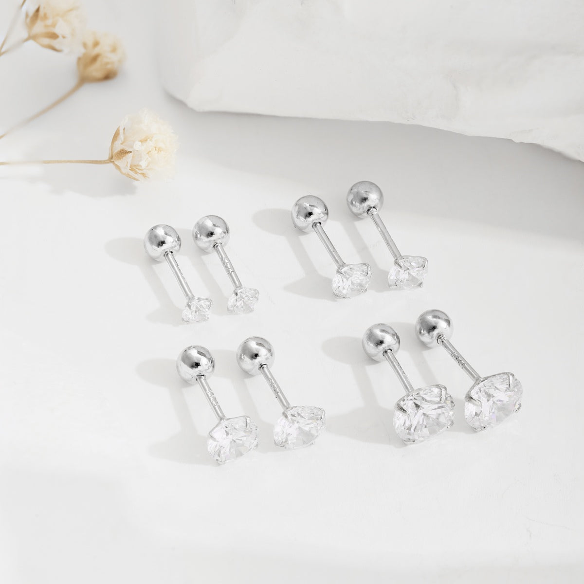 [LORA]Unique U-Shaped Ear Bone Earrings