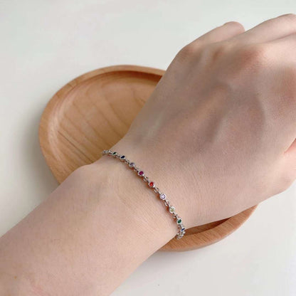 [LORA]Colorful Bead Array Bracelet