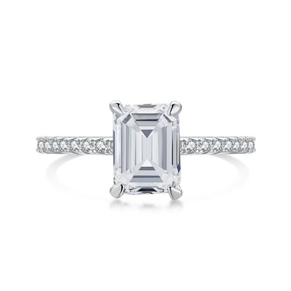 [LORA]2.0 Carat Scintillating Ornate Radiant Cut Party Ring