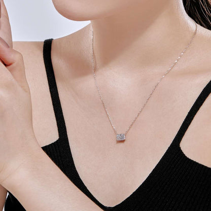 [LORA]Luxurious Square Shape Colorful Necalack