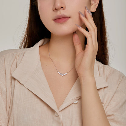 [LORA]Dainty Colorful Heart Necklace