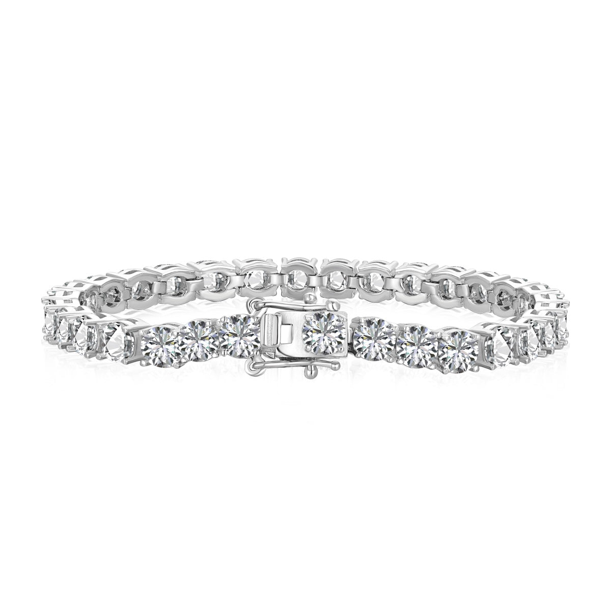 [LORA]Ornate Sparkling Round Cut Wedding Bracelet