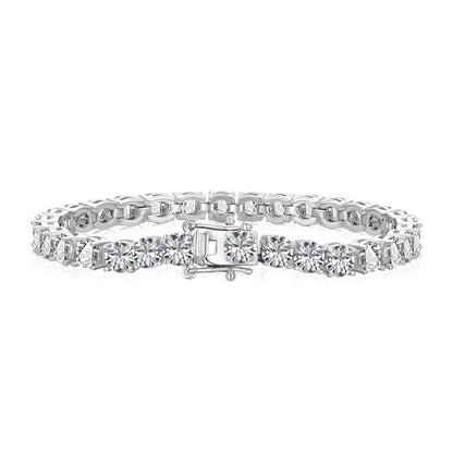 [LORA]Ornate Sparkling Round Cut Wedding Bracelet