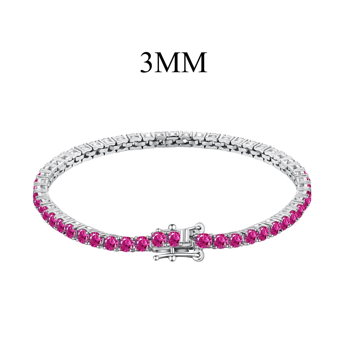 [LORA]Radiant Colorful Round Cut Party Bracelet