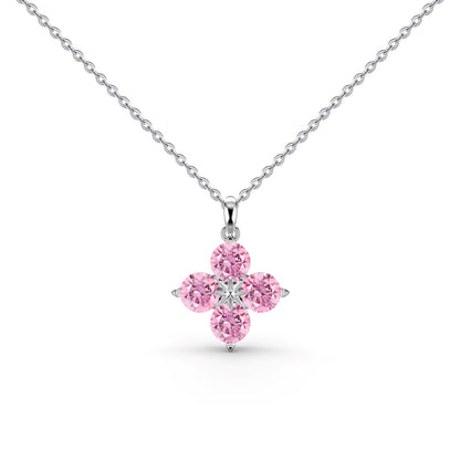 [LORA]Four-Leaf Clover And Eight-Pointed Star Necklace