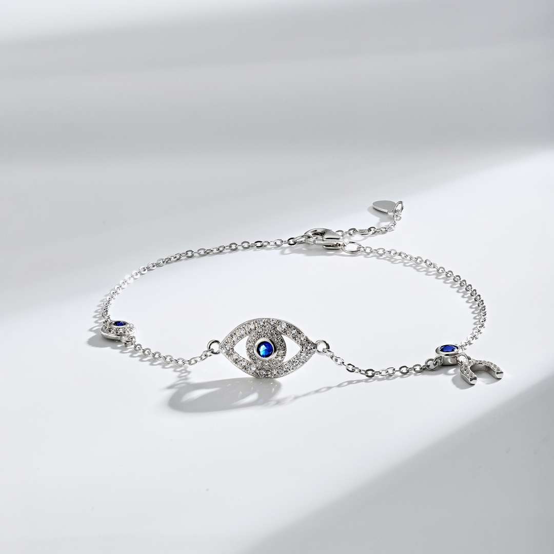 [LORA]Dainty Eye Shape Necklace