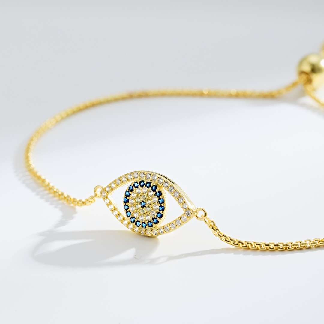 [LORA]Dazzling Eye Shape Necklace