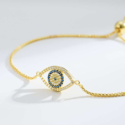 [LORA]Dazzling Eye Shape Necklace