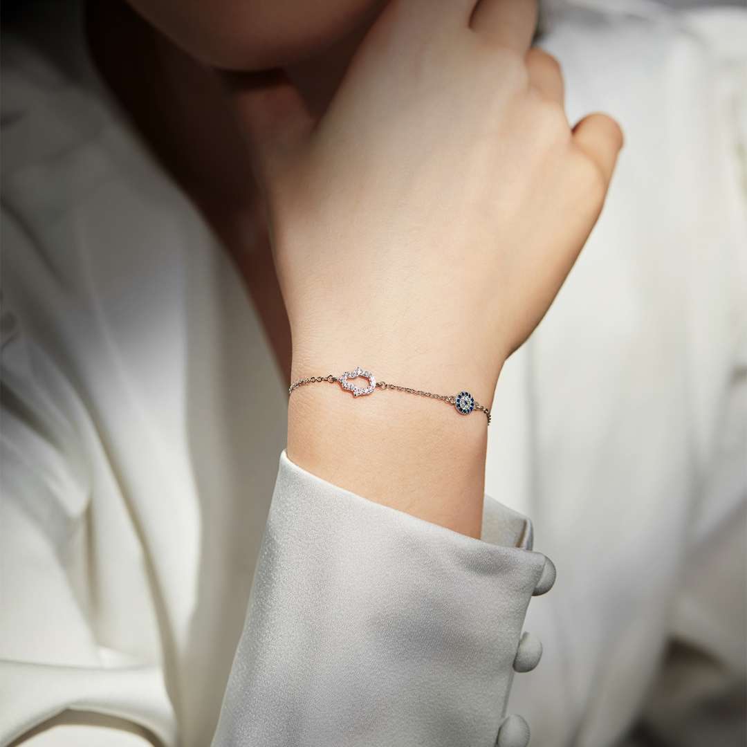 [LORA]Gost Shape & Round Shape Necklace