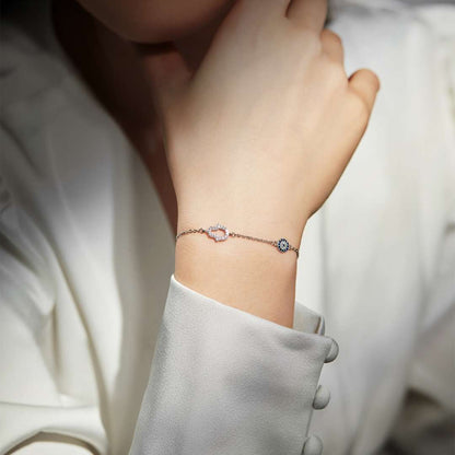 [LORA]Gost Shape & Round Shape Necklace