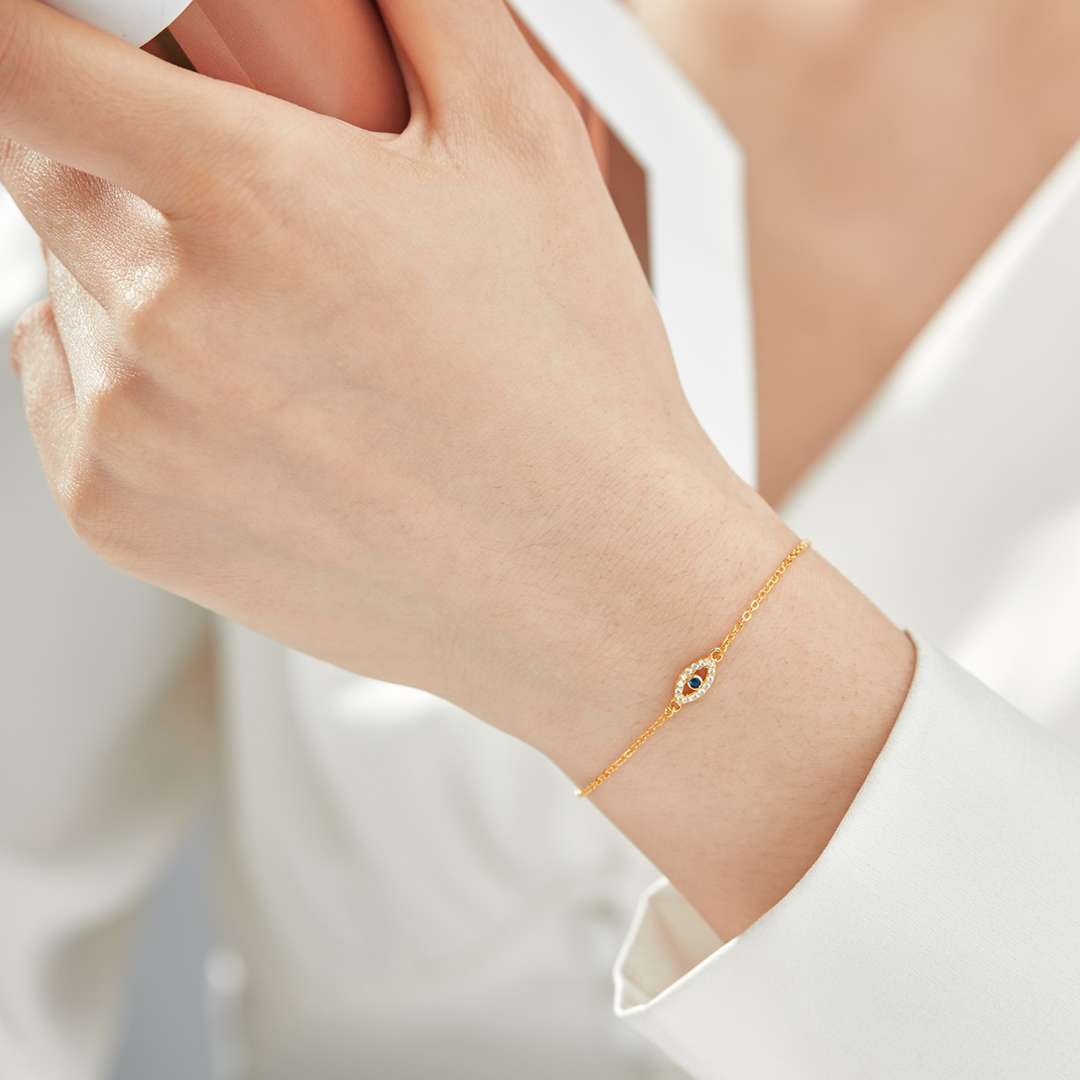 [LORA]Evil Eye Shape Necklace