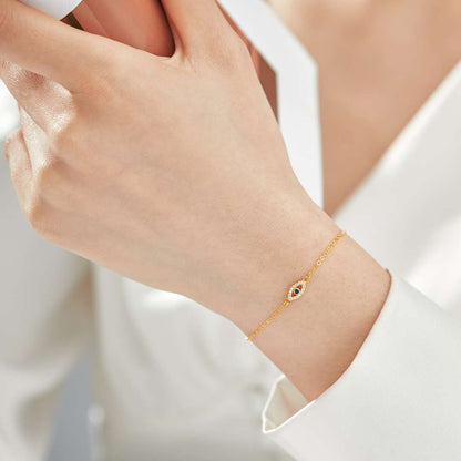 [LORA]Evil Eye Shape Necklace