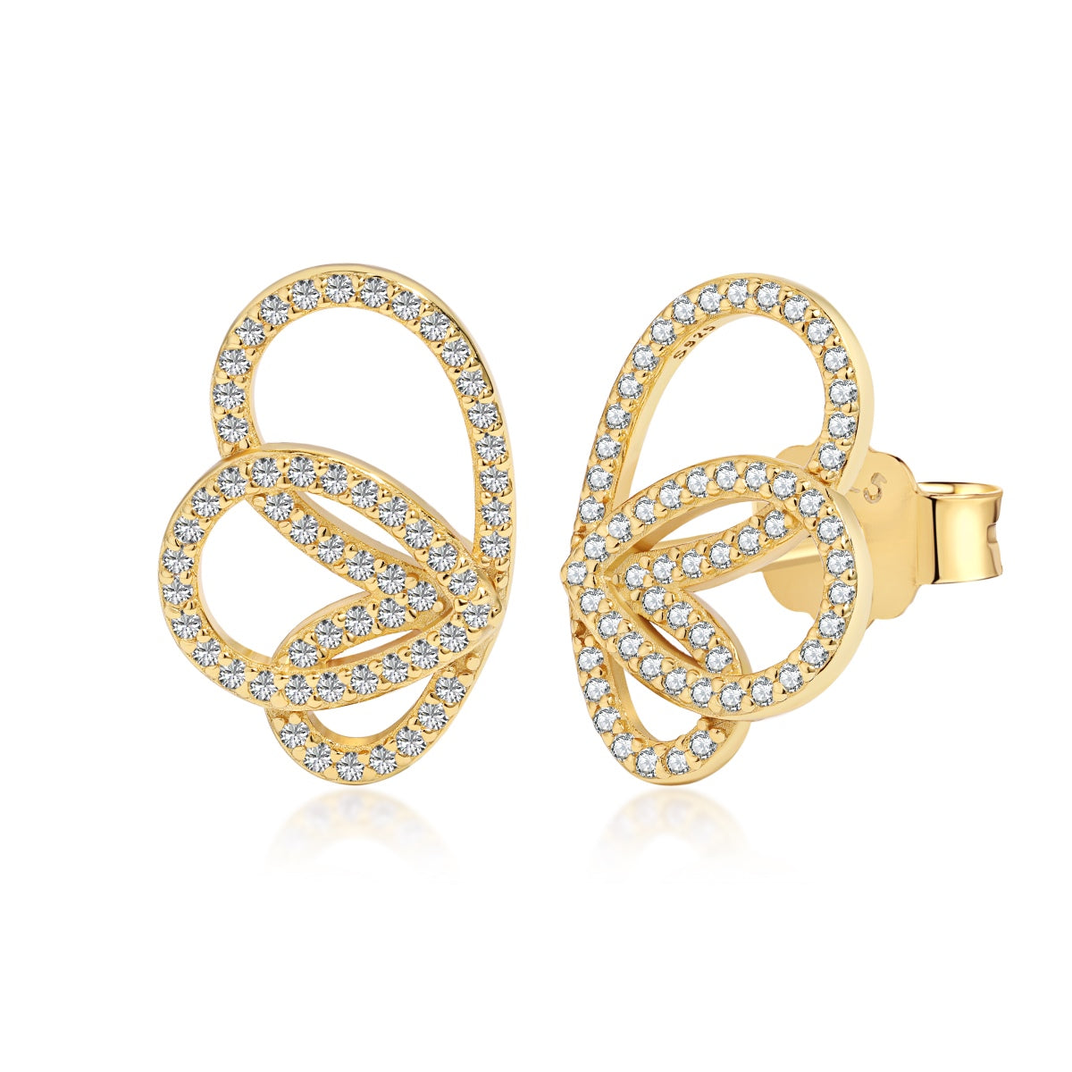 [LORA]Exquisite Butterfly Shape Earrings