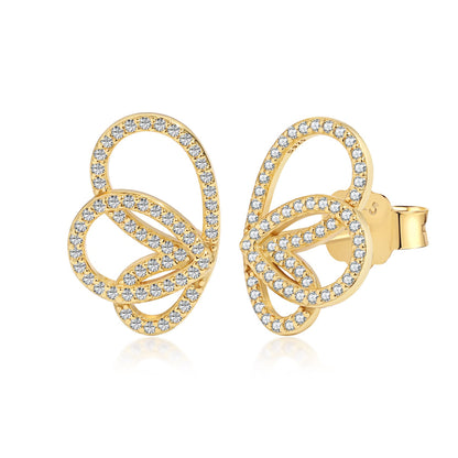 [LORA]Exquisite Butterfly Shape Earrings