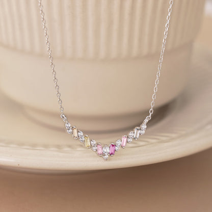 [LORA]Dazzling Rainbow Necklace