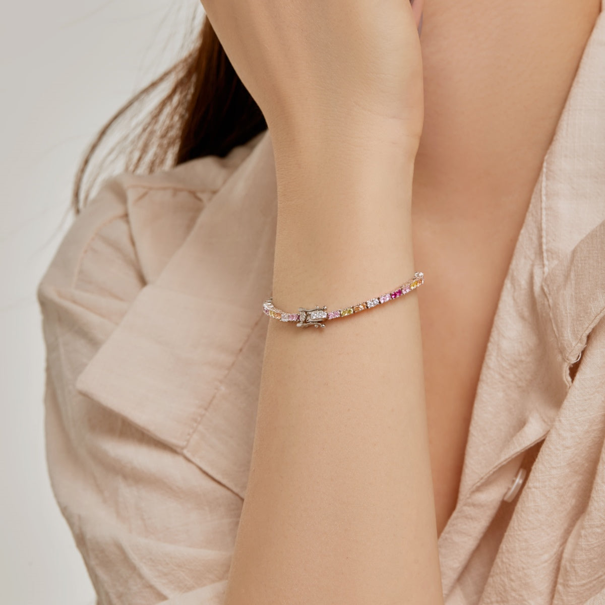 [LORA]Delicate Romantic Heart Shape Lover Bracelet