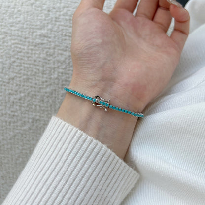 [LORA]Dazzling Exquisite Round Cut Daily Bracelet