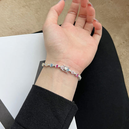 [LORA]Radiant Water Drop Shape Daily Bracelet