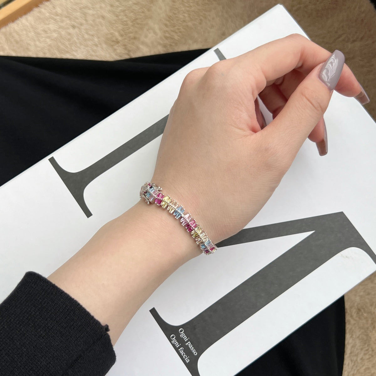 [LORA]Sparkling Exquisite Multi Cut Party Bracelet