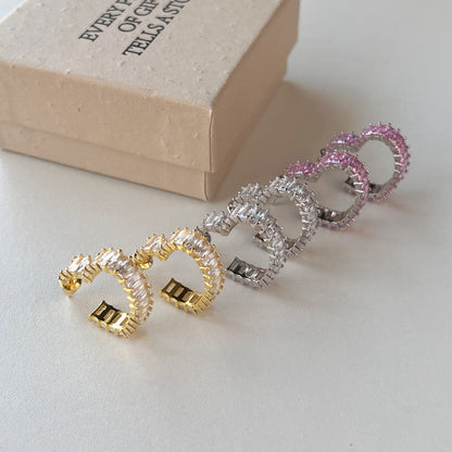 [LORA]Radiant Heart Cutout Earrings