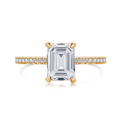 [LORA]2.0 Carat Scintillating Ornate Radiant Cut Party Ring