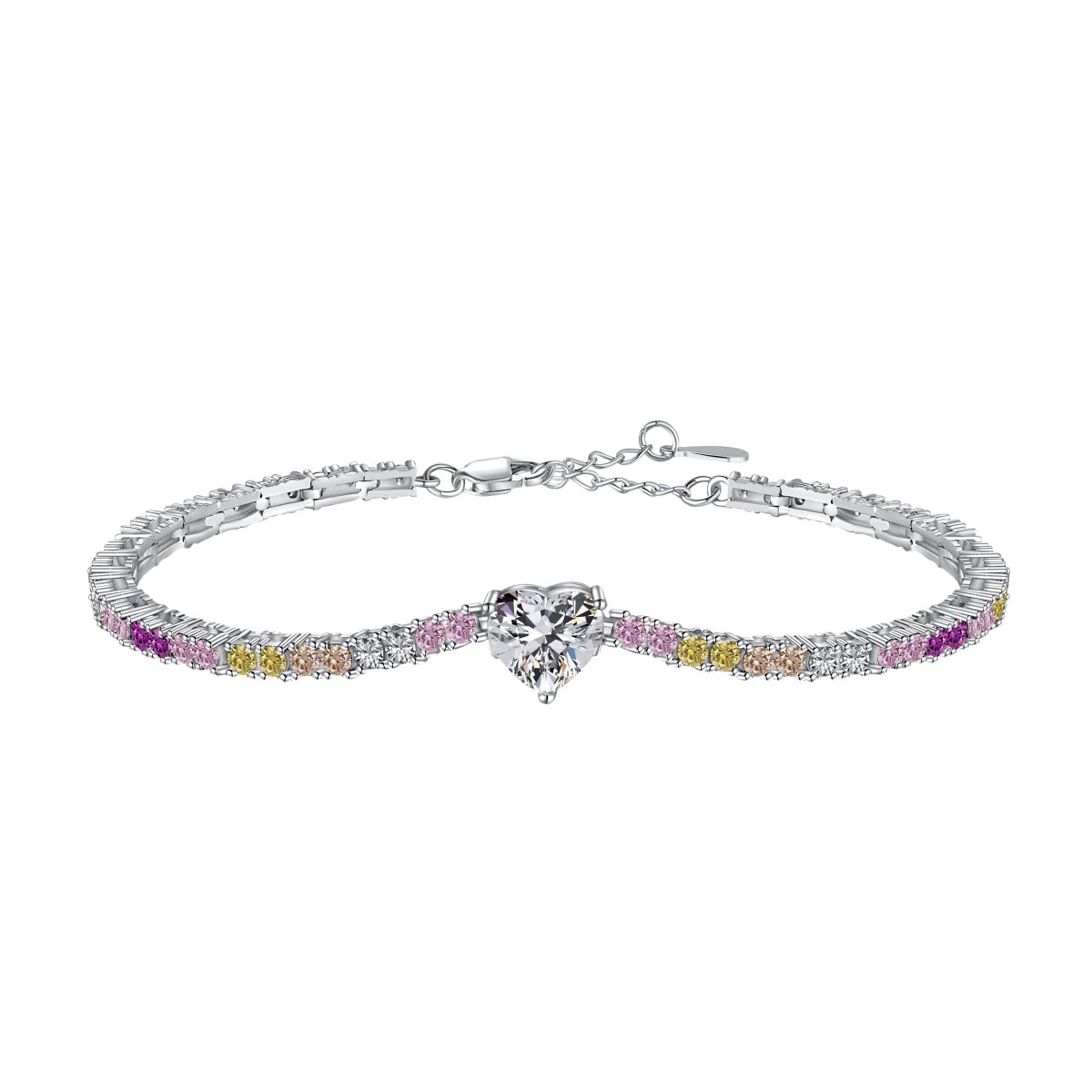 [LORA]Delicate Romantic Heart Shape Lover Bracelet