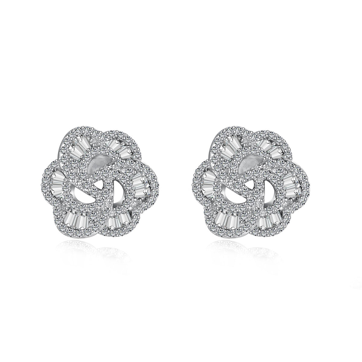 [LORA]Exquisite Flower Shape Daily Earrings