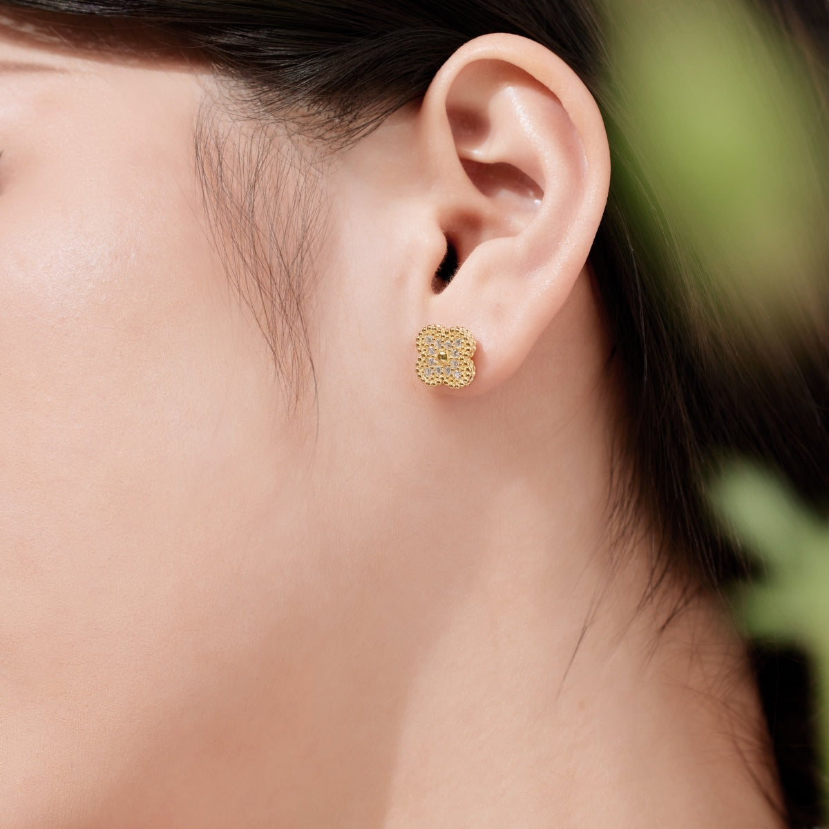 [LORA]Four Leaf Clover Fashion Earrings