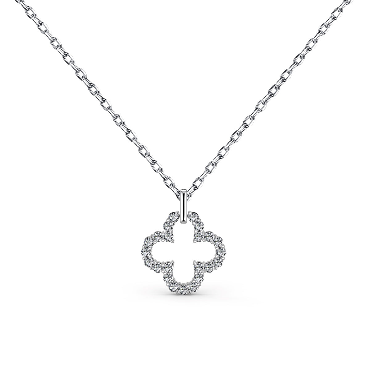 [LORA]Four-Leaf Clover Hollow Design Exquisite Necklace