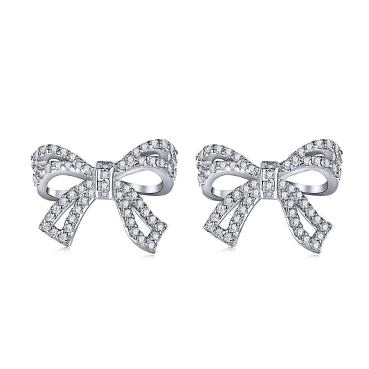 [LORA]Dainty Bow Shape Earrings