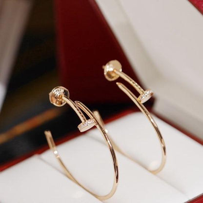 [LORA]JUSTE EARRINGS DIAMONDS 1.8MM