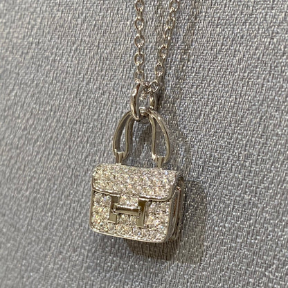 [LORA]CONSTANCE PEDANT DIAMOND NECKLACE