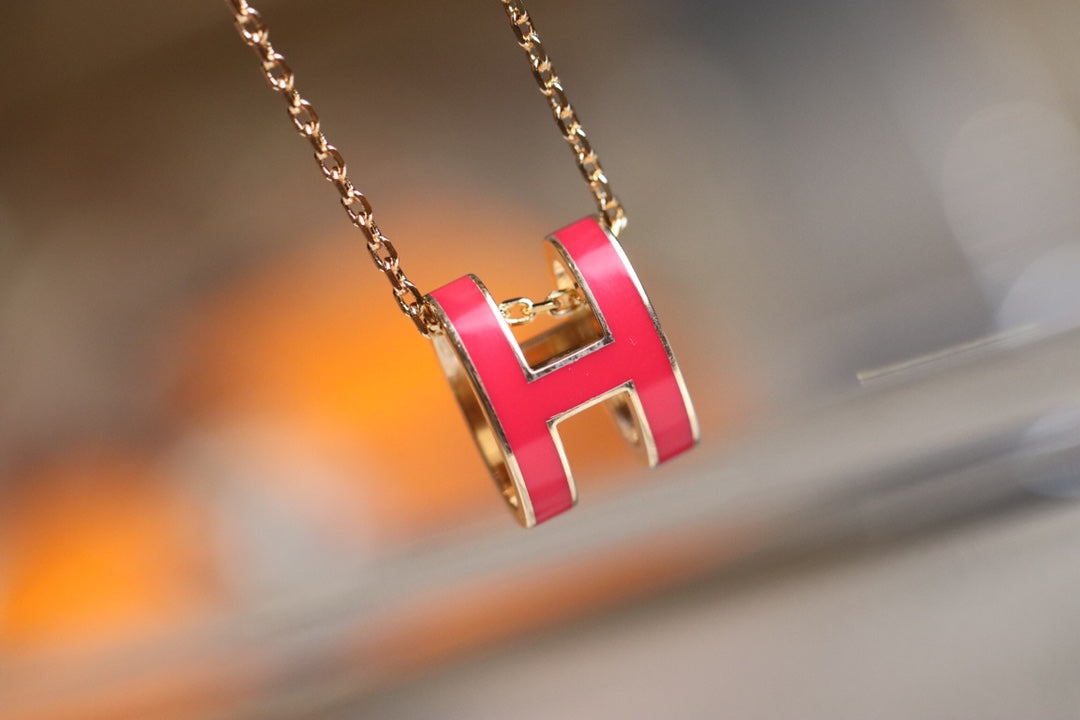 [LORA]POP H PEDANT PINK GOLD